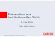 Mag. Josef Stiglitz (WKO Bgld) bei Resilienztagung 2014: "Gesundheitsversicherung"