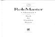 RoleMaster - Buch der Dunklen K¼nste