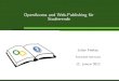 OpenAccess und Web-Publishing