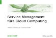 Cloud Computing und Service Management: Was verändert sich?
