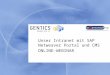 Gentics Webinar: Unser Intranet mit SAP Netweaver Portal und CMS