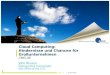 Cloud Computing: Hindernisse und Chancen für Großunternehmen