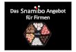 Snamibo für Firmen - ein tolles Werbegeschenk!