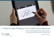 BITKOM - Tablets und Apps - Managing Trust mit elektronischen Signaturen