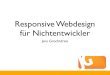 Die Firma Network Camp 2013 // Responsive Webdesign f¼r Nichtentwickler, Jens Grochtdreis