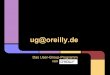ug@oreilly.de – das User-Group-Programm von O’Reilly