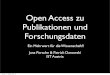 Open Access zu Publikationen und Forschungsdaten