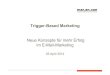 Trigger based e mail-Marketing