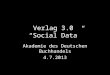 Mit Social Data zum Verlag 3.0
