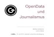 Opendata und Journalismus
