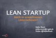 Lean Startup - Auch in erwachsenen Unternehmen?