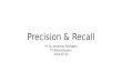 Precision recall