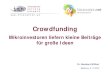 Crowdfunding @ ITG Open Innovation Tagung in Salburg