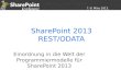 SharePoint 2013 Rest & ODATA