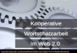 Kooperative Wortschatzarbeit mit Web2.0 Tools