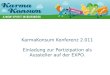 KarmaKonsum EXPO 2011 Ausstellerunterlagen