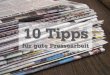 10 Tipps für die Pressearbeit
