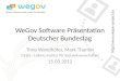 WeGov Software Präsentation (Prototyp 2.5) im Bundestag