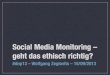 Social Media Monitoring – geht das ethisch richtig? #dnp13