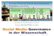Social Media Governance in der Wissenschaft