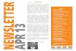 Newsletter "Leben und Arbeiten im Ausland" April 2013