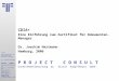 [DE] CDIA+ Certified Document Imaging Architech | Einführung zum Zertifizierungskurs | PROJECT CONSULT