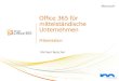 Microsoft Office 365 für mittelständische Unternehmen