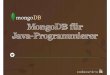 MongoDB für Java-Programmierer
