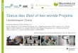 Status des Best of two worlds Projekts - L¤nderbeispiel Ghana