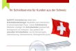 Präsentation Ihr Schreibservice für Kunden aus der Schweiz