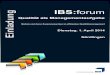 IBS:forum Qualität als Managementaufgabe 01.04.2014 Nördlingen