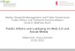 Public Affairs und Lobbying mit Web 2.0 und Social Media