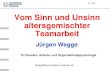 Bodensee-Forum 2012: Prof. Jürgen Wegge - Altersgemischte Teams