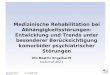 Vortrag Wied U. Engelhardt 09/05 Medizinische Rehabilitation bei Abhängigkeitsstörungen: Entwicklung und Trends unter besonderer Berücksichtigung komorbider
