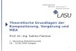 1 Theoretische Grundlagen der Kompostierung, Vergärung und MBA Prof. Dr.-Ing. Sabine Flamme 1.Workshop Abfallwirtschaft 18. - 19.06.2008 Vologda