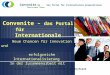 Convenite.de - Das Portal für internationale Kooperationen Christiane Thorn Convenite – das Portal für Internationale Kooperation Neue Chancen für Innovation