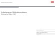 Anleitung zur Onlinebewerbung Deutsche Bahn AG Externe Personalbeschaffung Januar 2007