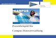 Www.sommer-informatik.de Praxisbeispiel für Campus Hausverwaltung 1.02