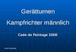 Version 4: 08.06.2009 Gerätturnen Kampfrichter männlich Code de Pointage 2009