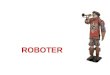 ROBOTER. ein Industrie-Roboter erledigt Schweißarbeiten
