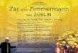 Zar und Zimmermann bei ZœBLIN Komische Oper von Albert Lortzing Inszenierung: Bernd Schmitt Musikalische Leitung: Veronika Stoertzenbach Studierende und