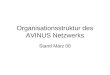 Organisationsstruktur des AVINUS Netzwerks Stand März 06