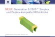 © DIAMOND Hauptsitz / Neues E-2000 Mittelstück / 02-11 / 1 NEUE Generation E-2000 Simplex und Duplex-kompakte Mittelstücke