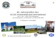 40. Jahrestreffen des GLAS Automobilclub International vom 17.05. – 20.05. 2013 (Pfingsten) mit Vorprogramm Ferienwoche ab dem 12.05. 2013 in Ottobeuren
