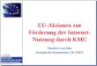 OHT 1 - MG - Paris February - 99 Massimo Garribba Europäische Kommission, GD XIII/E EU-Aktionen zur Förderung der Internet- Nutzung durch KMU