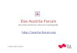 Das Austria-Forum Die österreichische Internet-Enzyklopädie  P. Diem/08.12.2011 1