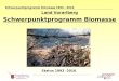 Schwerpunktprogramm Biomasse 1993 - 2010 Land Vorarlberg Schwerpunktprogramm Biomasse Status 1993 -2010