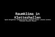 Raumklima in Kletterhallen Björn Weingärtner; Wolfgang Brunner; Magdalena Dimler; Johannes Zellner; Franziska Hermann; Alessia