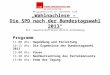 Mitgliederforum 28. September 2013 Wahlnachlese – Die SPD nach der Bundestagswahl 2013 Ort: Gewerkschaftshaus Berlin-Schöneberg Programm 11.00 Uhr: Begrüßung