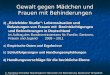 © Franziska Schneider Beauftragte für Menschen mit Behinderung, Bezirksamt Tempelhof-Schöneberg Gewalt gegen Mädchen und Frauen mit Behinderungen 1) Bielefelder